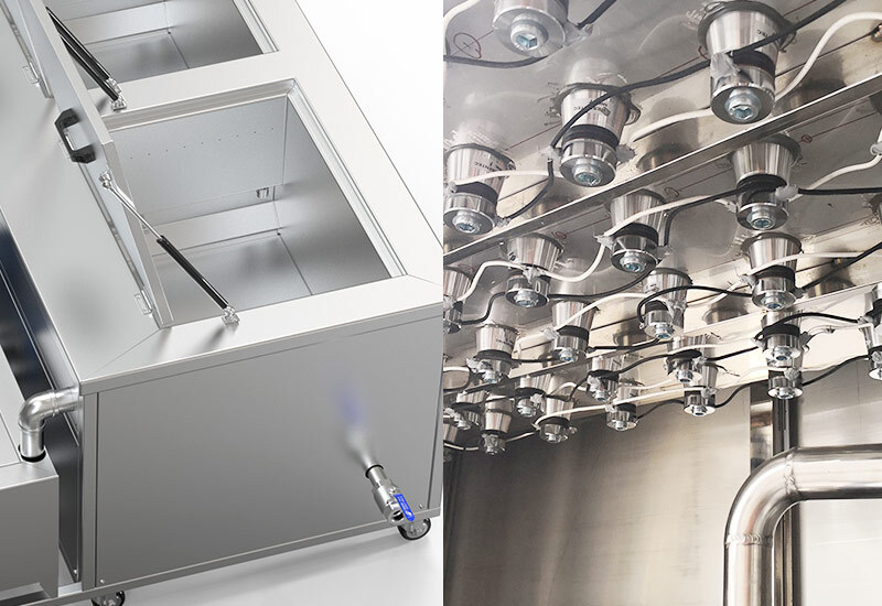 多槽超聲波清洗機 多槽超聲波清洗機