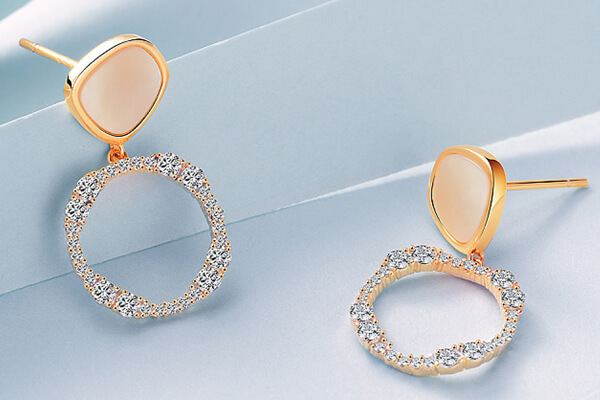 鉆石耳環 鉆石耳環