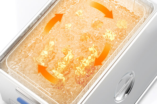 超聲波清洗機在工作中