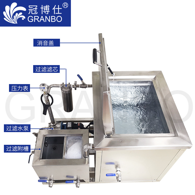 超聲波清洗機循環過濾系統的組成圖 超聲波清洗機循環過濾系統的組成圖