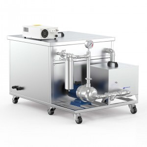 冠博仕GM1860L單槽過濾循環超聲波清洗機 | 61L/900W | 工業五金零件汽車發動機除油除銹清潔機